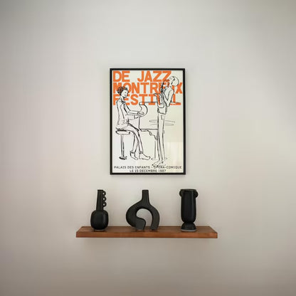 Cuadro Decorativo Música, Jazz Festival Comique