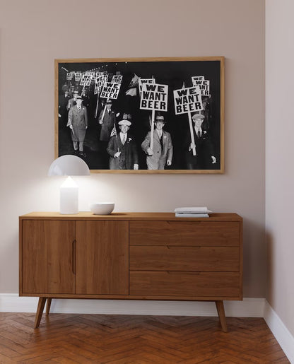 Cuadro Decorativo We Want Beer, Cerveza, Poster
