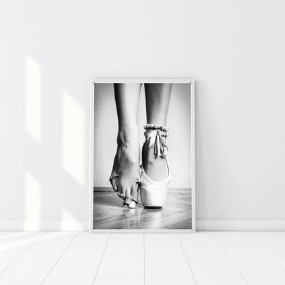 Cuadro decorativo deportes zapatos de ballet.