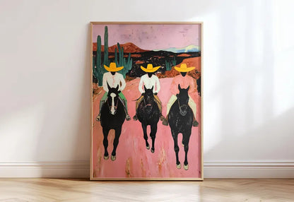 Cuadro Decorativo Animales, Marco Natural Amantes de los caballos