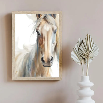Cuadro Decorativo Animales, Marco Natural Amantes de los caballos