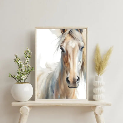 Cuadro Decorativo Animales, Marco Natural Amantes de los caballos