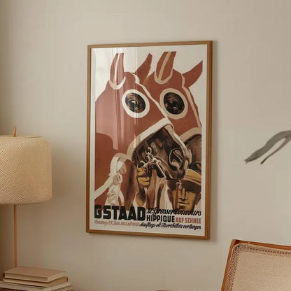Cuadro Decorativo Animales, Marco Natural Amantes de los caballos