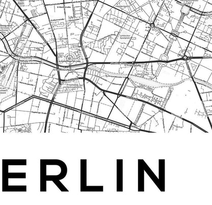 Cuadro Decorativo Maps , Berlin - Tree House Deco