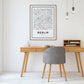 Cuadro Decorativo Maps , Berlin - Tree House Deco