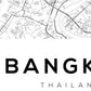 Cuadro Decorativo Maps , Bangkok - Tree House Deco