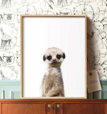 Cuadro Decorativo Infantil , Animales - Tree House Deco