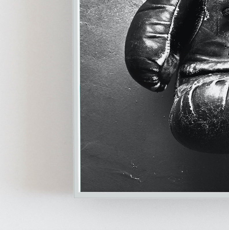 Cuadro Decorativo Deportes , Guantes de boxeo - Tree House Deco