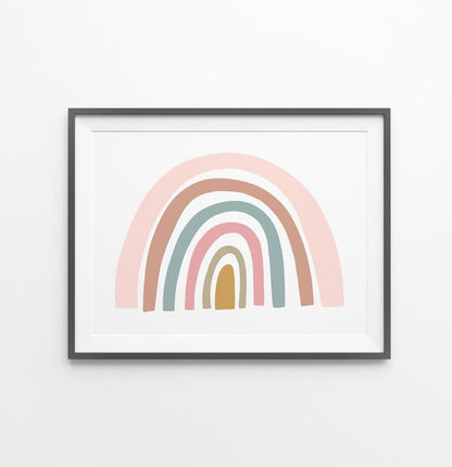 Cuadro Decorativo Infantil , Arcoiris - Tree House Deco