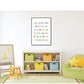Cuadro Decorativo Infantil , Abecedario en color - Tree House Deco