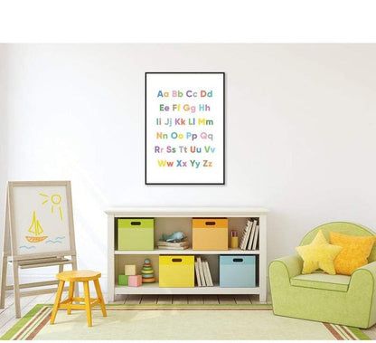Cuadro Decorativo Infantil , Abecedario en color - Tree House Deco