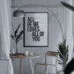 Cuadro Decorativo Frase , "ALL OF ME LOVES ALL OF YOU" - Tree House Deco