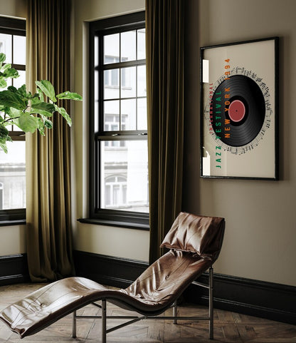 Cuadro Decorativo Música, Disco, Jazz, Vinilo