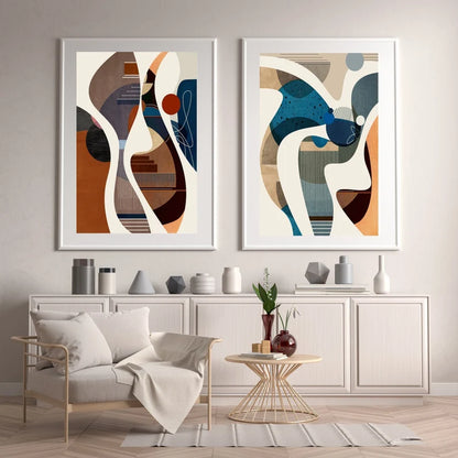 Set x2 Cuadros Abstractos
