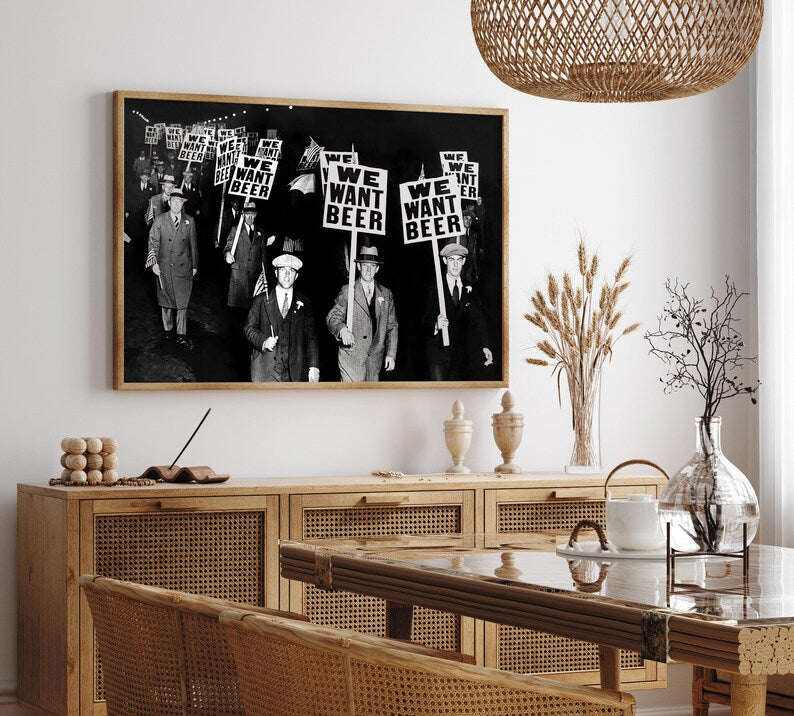 Cuadro Decorativo We Want Beer, Cerveza, Poster