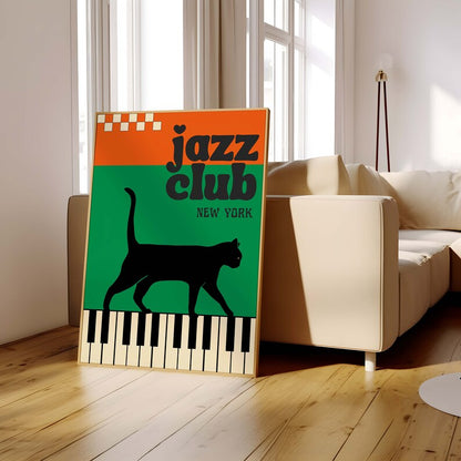 Cuadro Decorativo Música, Jazz Club New York