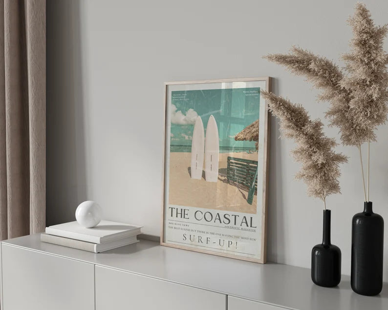 Cuadro Decorativo Playa, Surf, Costal
