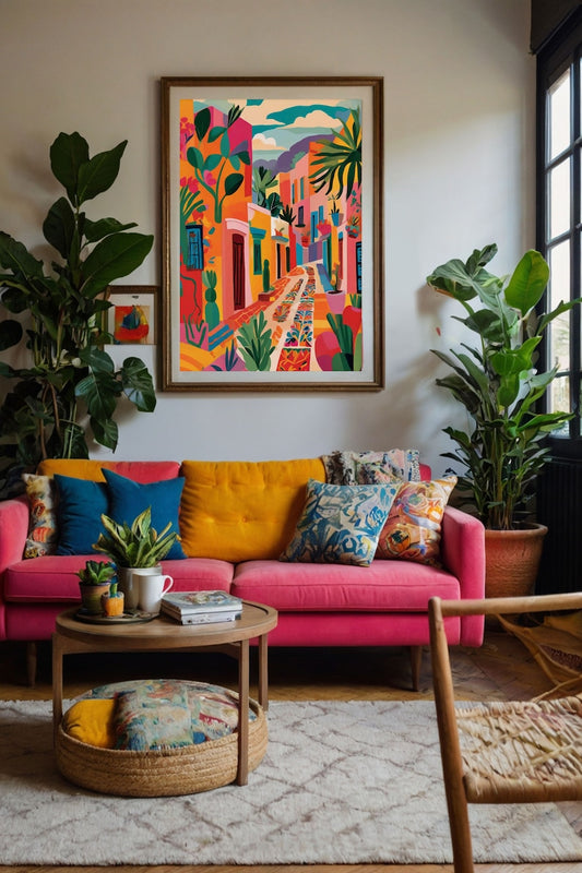 Cuadro Decorativo Abstracto, Colores, Colours in the Air XIV