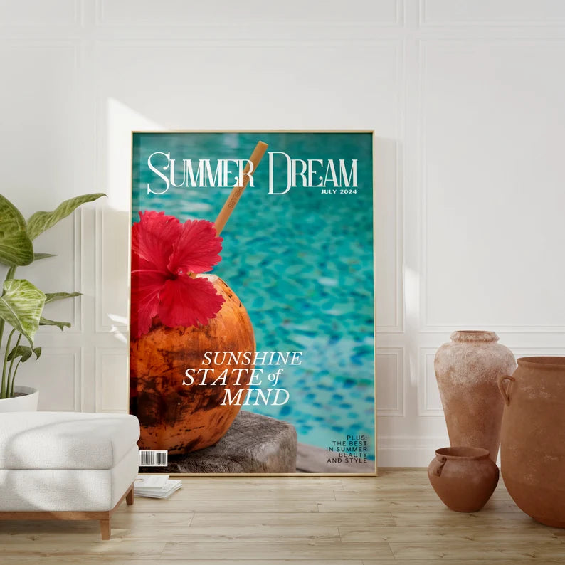 Cuadro Decorativo Summer Dream, Póster