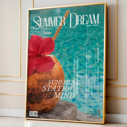 Cuadro Decorativo Summer Dream, Póster