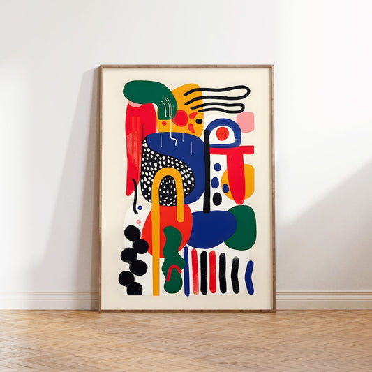 Cuadro Decorativo Abstracto, Colores, Colours in the Air V