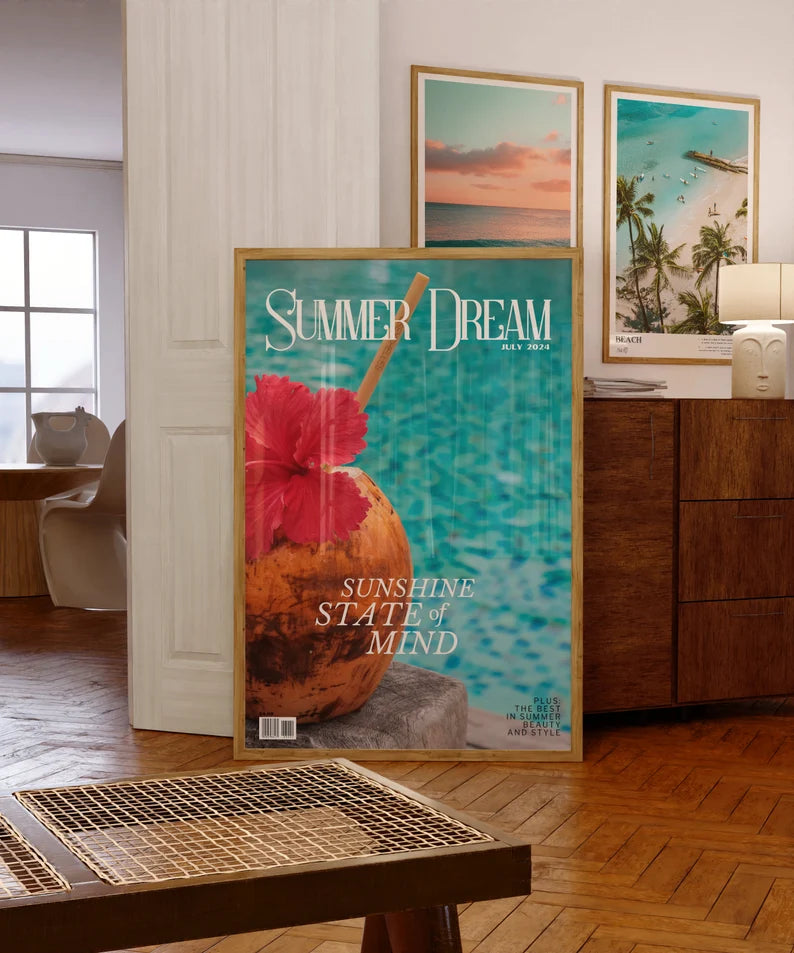 Cuadro Decorativo Summer Dream, Póster