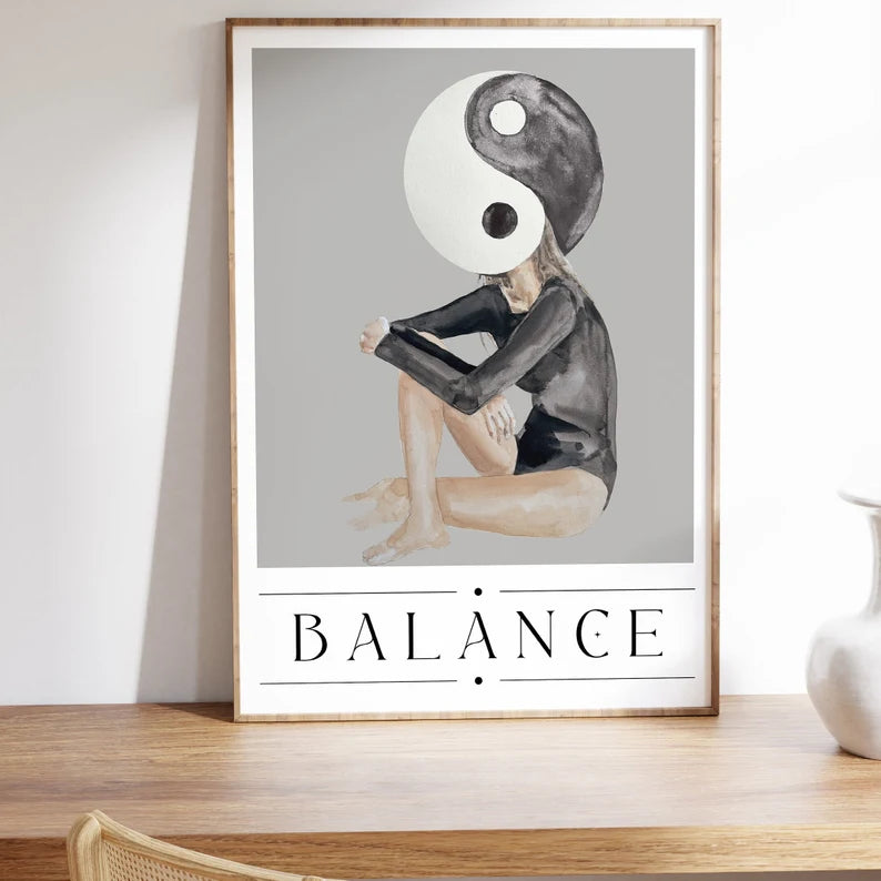 Cuadro Decorativo Póster, Motivación, Balance II
