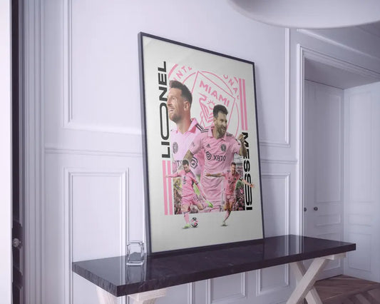 Cuadro Decorativo Póster Fútbol, Messi