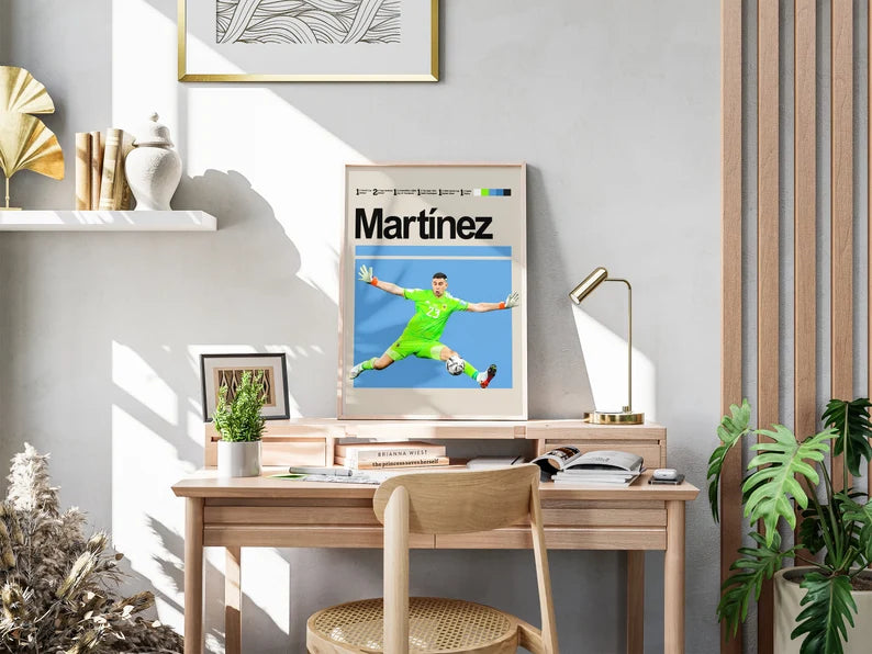 Cuadro Decorativo Póster Dibu, Martinez, Fútbol