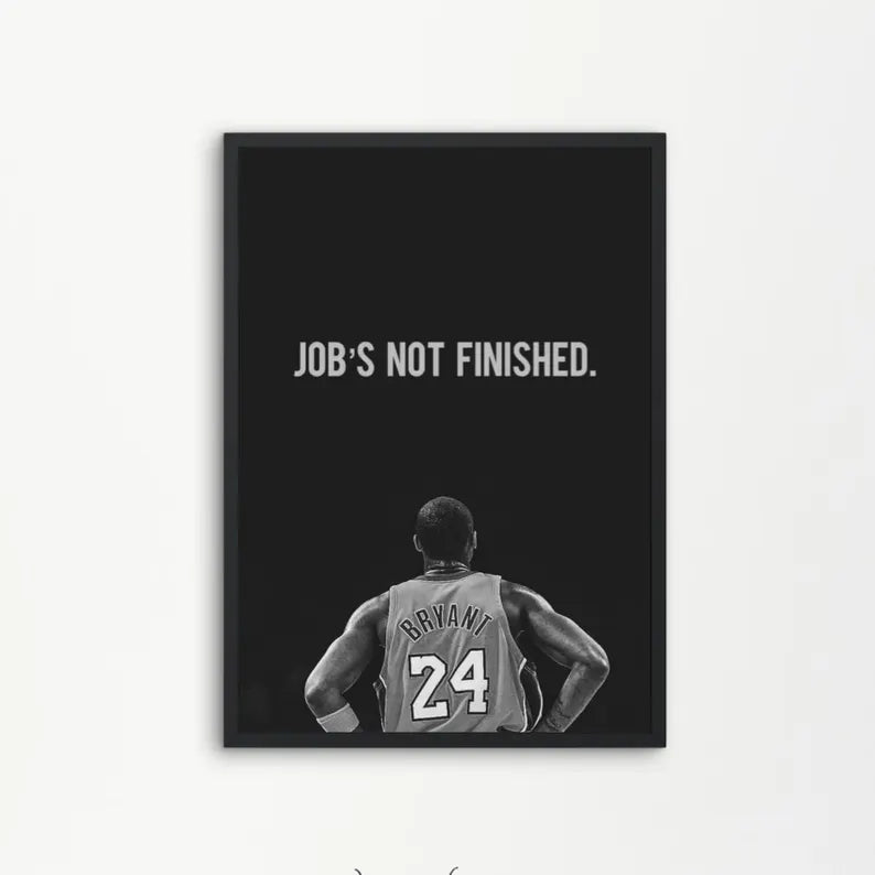 Cuadro Decorativo Póster Basketball Bryant