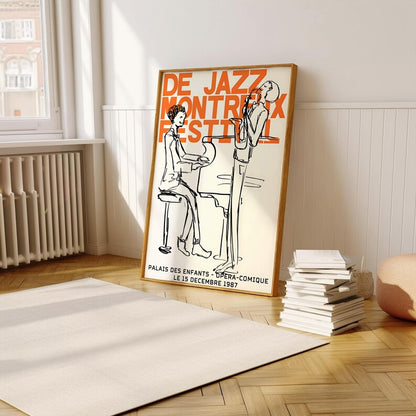 Cuadro Decorativo Música, Jazz Festival Comique