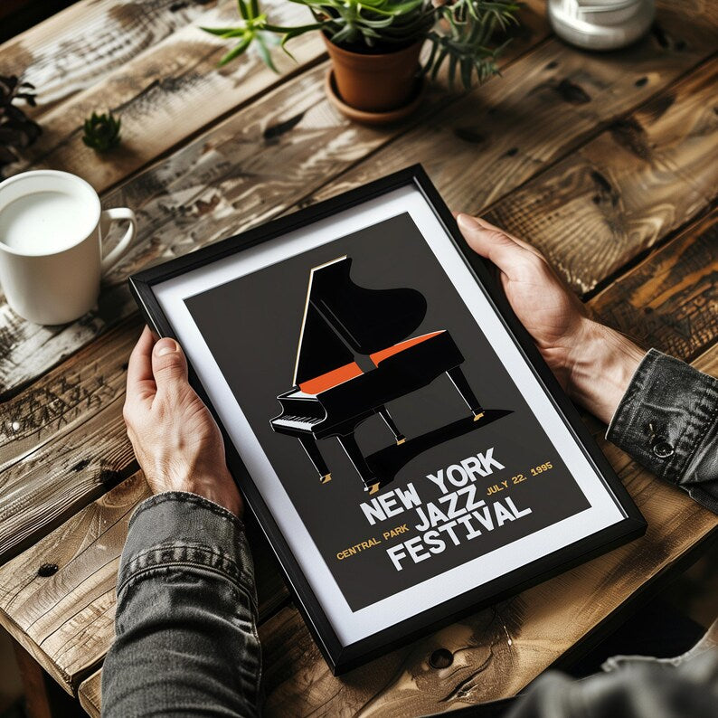 Cuadro Decorativo Música, Jazz Festival New Yok