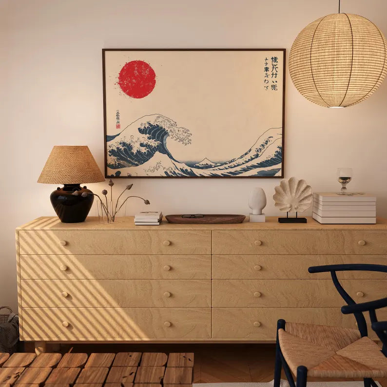 Cuadro Decorativo Viajes, Japón, La Gran Ola