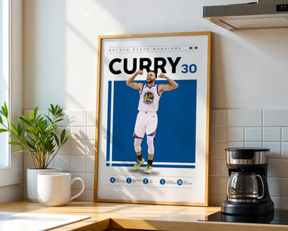 Cuadro Decorativo Póster Basketball Curry