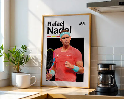 Cuadro Decorativo Póster Tenis, Rafa Nadal