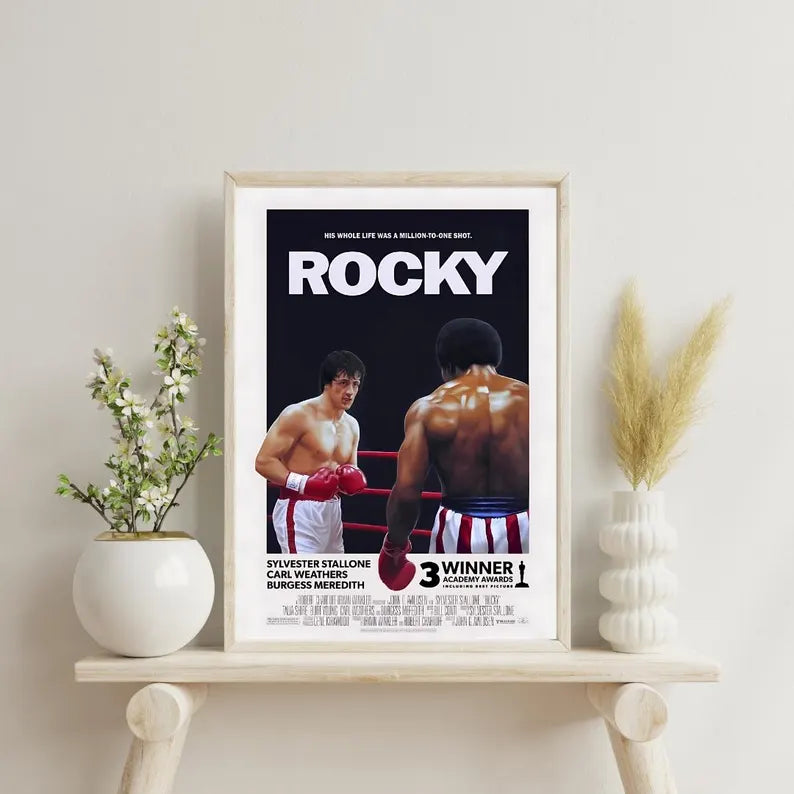 Cuadro Decorativo Póster Boxeo, Rocky
