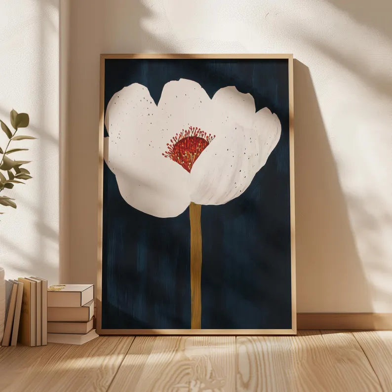Cuadro Decorativo Abstracto, Marco Natural Ilustraciones modernas