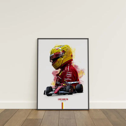 Cuadro Decorativo Póster F1, Fórmula 1, Hamilton