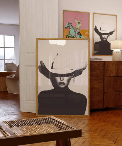 Cuadro Decorativo Mujeres, Moderno, Gorro