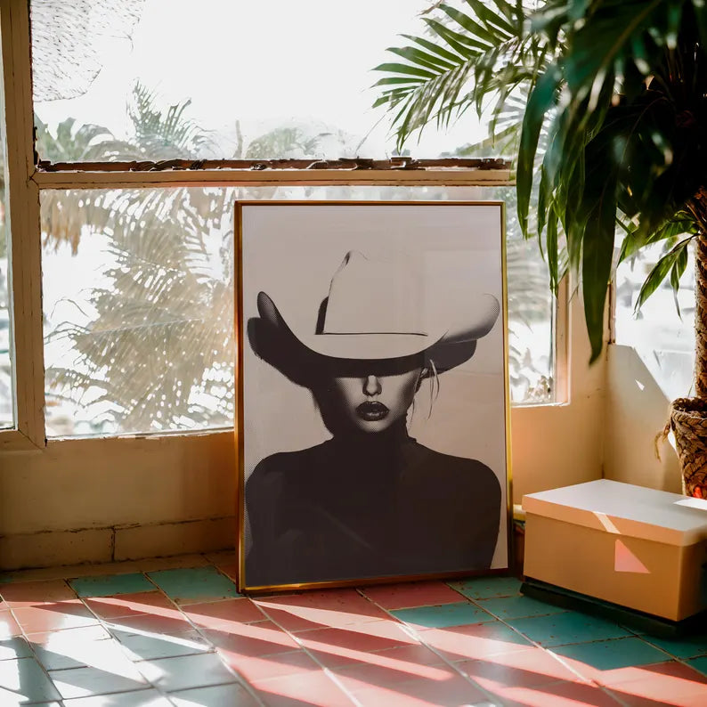 Cuadro Decorativo Mujeres, Moderno, Gorro