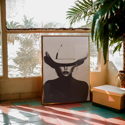 Cuadro Decorativo Mujeres, Moderno, Gorro