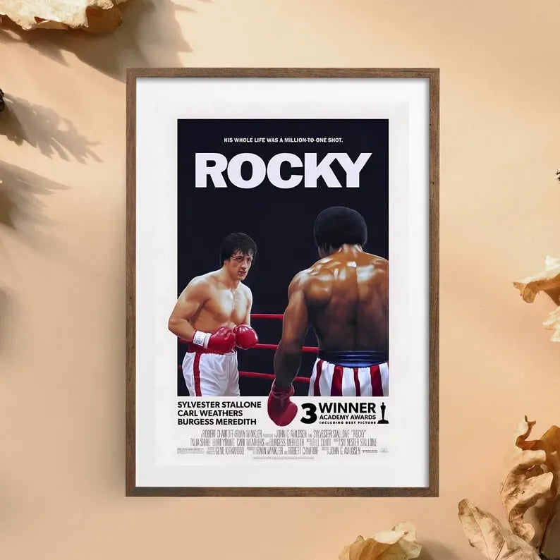 Cuadro Decorativo Póster Boxeo, Rocky