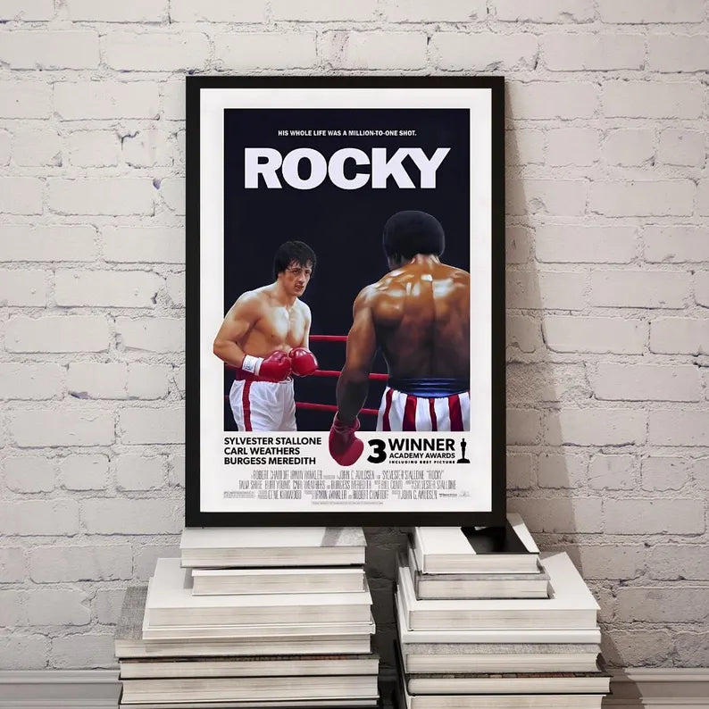 Cuadro Decorativo Póster Boxeo, Rocky