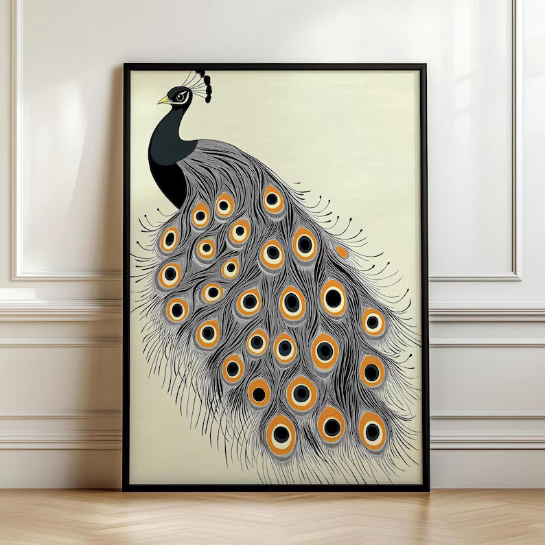 Cuadro Decorativo Abstracto, Japandi, Decoración Japonesa XIV