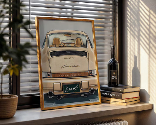 Cuadro Decorativo Póster Porsche, 911. Autos IV
