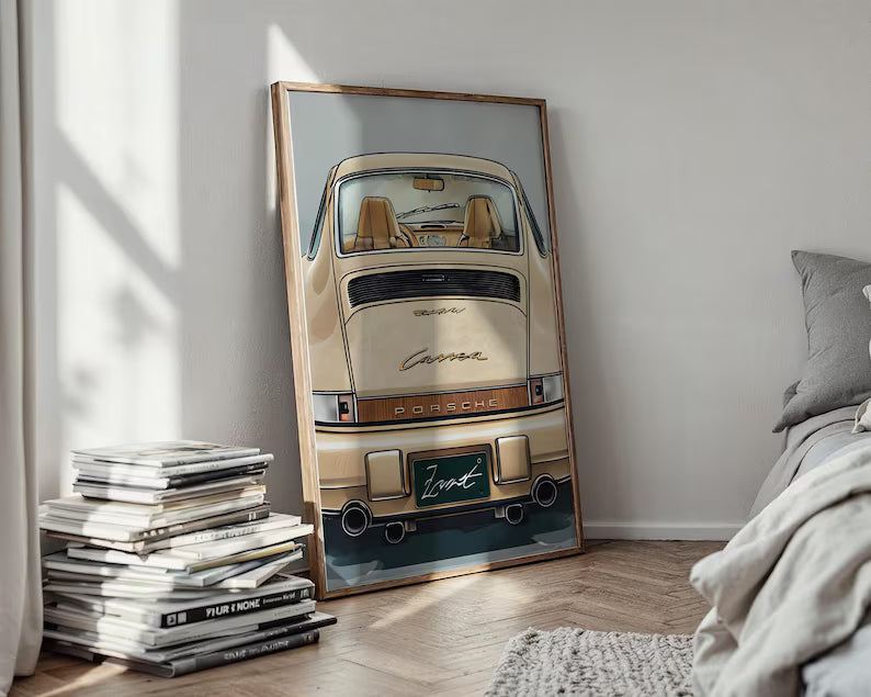 Cuadro Decorativo Póster Porsche, 911. Autos IV