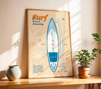 Cuadro Decorativo Surf, Póster, Playa