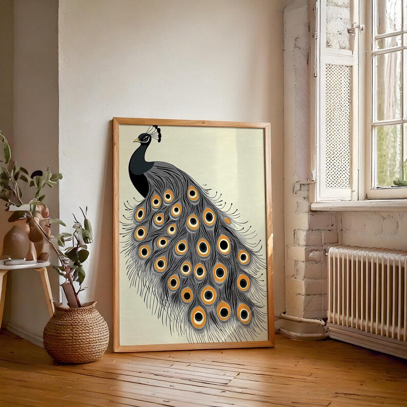 Cuadro Decorativo Abstracto, Japandi, Decoración Japonesa XIV