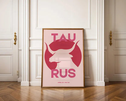Cuadro Decorativo Póster, Zodiaco, Tauro