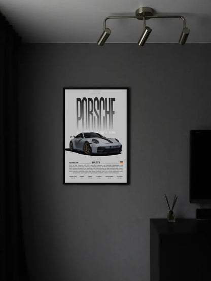 Cuadro Decorativo Póster Porsche, 911. Autos II